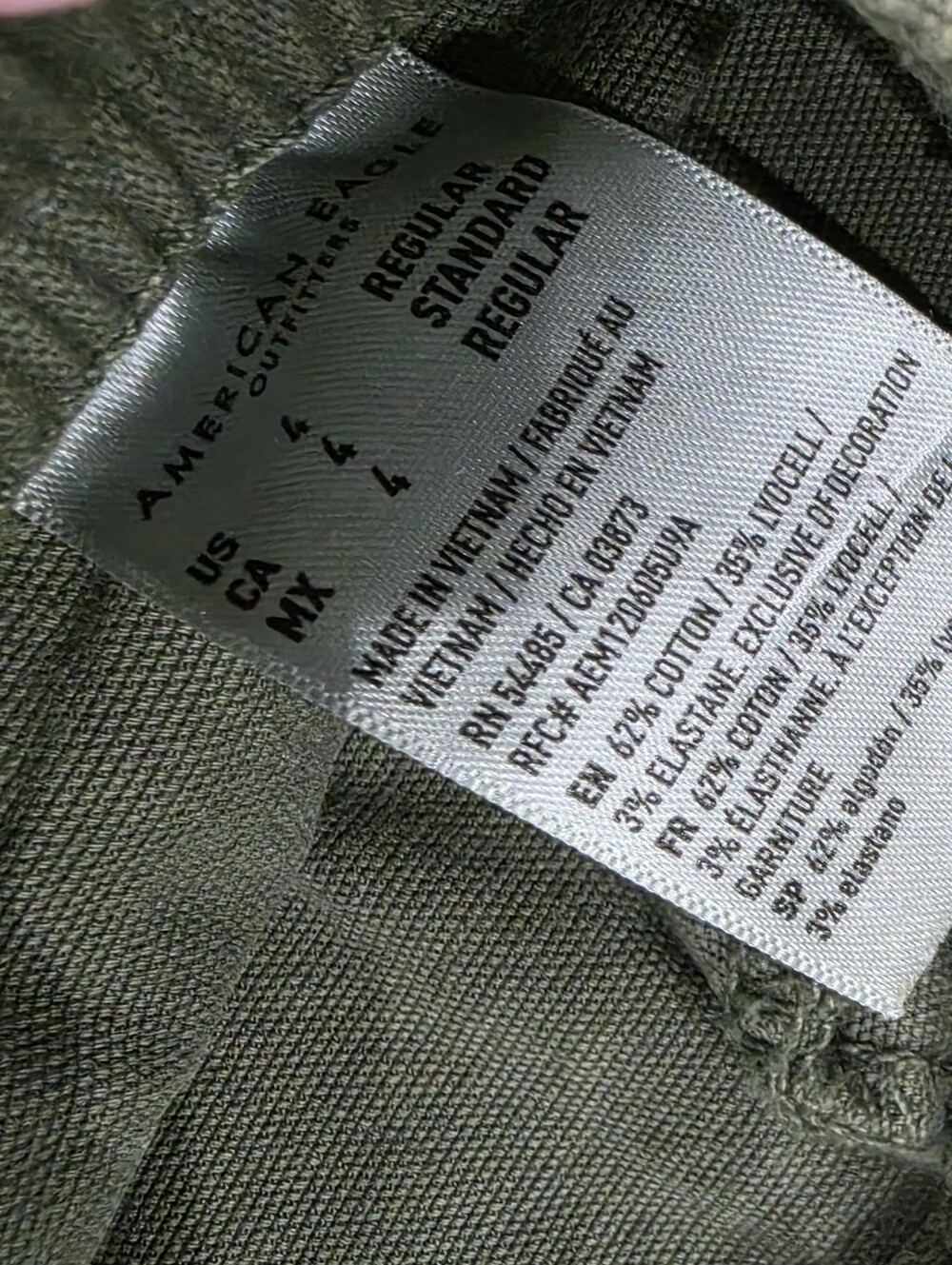 American EAGLE Utility Cargo Pants - Olive - Picture 5 of 9